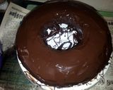 A picture of step 7 of Dark fantasy cake.