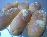 A picture of step 6 of Kneaded in a Bread Machine: Brown Sugar Bread & Brown Sugar-Kinako Bread.