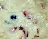 A picture of step 6 of SugaMamas Banana Pudding Featuring: Straw- & Blue-Berries W Grhm Crckr Crust!.