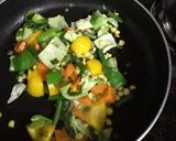 A picture of step 2 of Vegetables Stew with Cilentro Rice.
