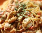 A picture of step 7 of Chicken Tomato Cream Pasta.