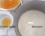 Hình bước làm 1 của món Kem flan đơn giản tại nhà