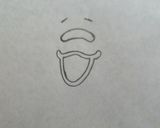 A picture of step 9 of "Yokai-Watch" Character Bento.
