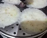A picture of step 2 of Rava idli.