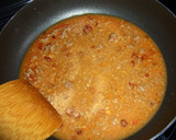 A picture of step 2 of Dan Dan Noodles with Spaghetti.