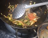 A picture of step 2 of Chinese bhel.