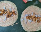 A picture of step 7 of Chicken franky.