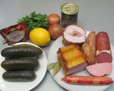 Фото кроку 1 до Солянка сборная мясная.