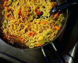 A picture of step 5 of VEGETABLE MASALA MAGGI|MUMBAI STREET STYLE VEG MASALA MAGGI.