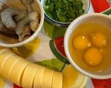 Hình bước làm 1 của món Đậu hũ hấp tôm (Steamed Tofu with Shrimp)