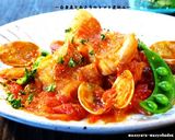 A picture of step 4 of White Fish Simmered with Tomatoes.