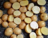 A picture of step 14 of Bowties Beef Mushroom with Buttered Potatoes.