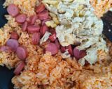 Foto langkah ke 4 dari resep Nasi Goreng Sosis.