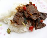 A picture of step 4 of Pork Liver With Ginger.