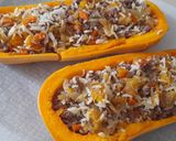 Foto del paso 7 de la receta: Calabaza rellena de carne, verduras y arroz