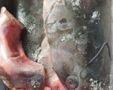Hình bước làm 1 của món Đầu cá lăng nấu thịt chuối đậu