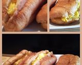A picture of step 3 of GEROMEs Scrambled Egg Croissants.