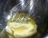A picture of step 3 of Basic Cream Puff Batter.