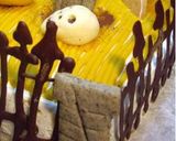 A picture of step 19 of Tombstones and Castles Sesame Cookies for Halloween.