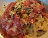 Foto langkah ke 4 dari resep Fettuccini Carbonara.