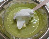 A picture of step 11 of Oil-free Green Tea Chiffon Cake.