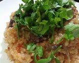 A picture of step 3 of Tomato rice with Chinese sausage.