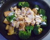 A picture of step 6 of Chinese Stir-Fried Chicken and Broccoli with Mayonnaise.