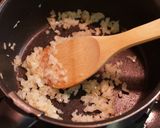 A picture of step 4 of Spicy Minced Meat Kabocha Casserole for the Holidays.