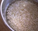 A picture of step 1 of Brown Rice Amazake in a Rice Cooker.