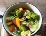 Hình bước làm 7 của món Nui hầm bò rau củ