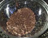 A picture of step 1 of Chocolate biscuit bar.