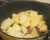 A picture of step 3 of Simmered Meat and Potatoes (with my family's 