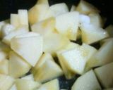 A picture of step 1 of Sweet Potato Bites-like Cake Topped with Apples.