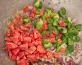 A picture of step 3 of Double tadka lahsuni Palak khichdi.