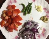 A picture of step 1 of Masala Bhindi.