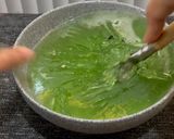 Foto langkah ke 4 dari resep Es Jelly Creamy Matcha.