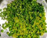 A picture of step 3 of Mix dal peas stuffed uttapam.