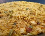 Foto del paso 4 de la receta Arroz con curry, pollo y pimientos