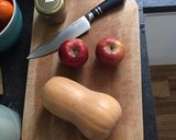 A picture of step 1 of Butternut squash & apple baby food.