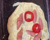 A picture of step 2 of Tortilla and egg sausage wrap.