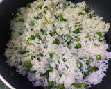A picture of step 2 of Green Peas Jeera Rice.