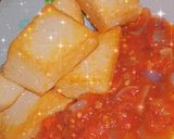 A picture of step 1 of Tofu and sauce.