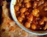 A picture of step 7 of Chane ka Salan.