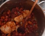 2015. Zöldséges vöröslencse főzelék füstölt kolbász és füstölt virslivel recept fázis 3 fotója
