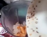 A picture of step 2 of Water melon juice.