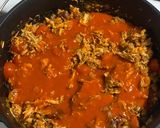 A picture of step 7 of Spicy Shredded Chicken Dip.