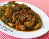 Foto langkah ke 3 dari resep Tumis Terong Ikan Asin.