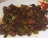 صورة لخطوة 3 من وصفة كبد خروف مع البصل والفلفل الحلو بنننننة!!!🍖🥩🍖🥩🥘