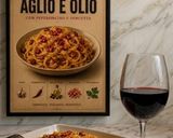 Makaron tagliatelle aglio e olio e peperoncino z boczkiem krok przepisu 2 zdjęcie