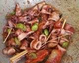 Foto langkah ke 10 dari resep Oseng Cumi Pete Pedas.